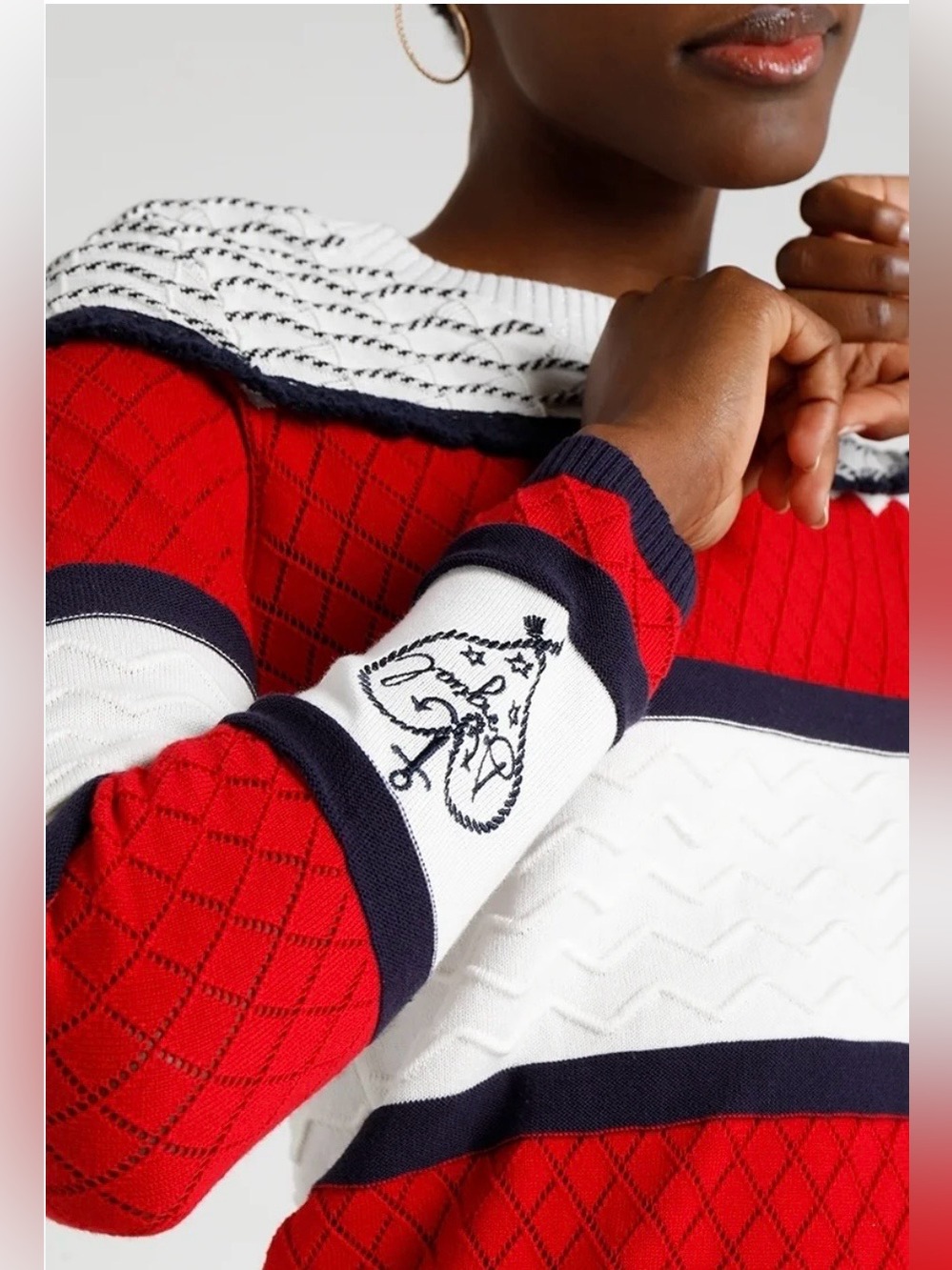 52. Desigual textured sweater 100% cotton